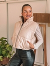 CHALECO PUFFER ECOCUERO SHARON
