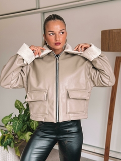 CAMPERA ECOCUERO CORDERITO ANTO - Coccolati