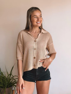 CAMISA TEJIDA HILO ALGODON ZAFIRA