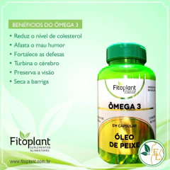 Ômega 3 de 1450mg 60 Caps - Enxuga Linduxa