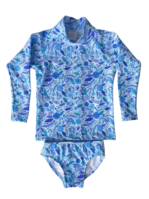 REMERA CON BOMBACHA - Flor Azulina