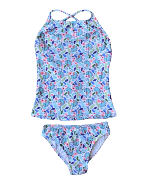 TANKINI TEEN - Pajaritos Celestes - comprar online