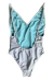 Entero Escote en V - Gris Plateado - comprar online