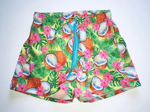 SHORT VARÓN - Cocos Fondo Amarillo