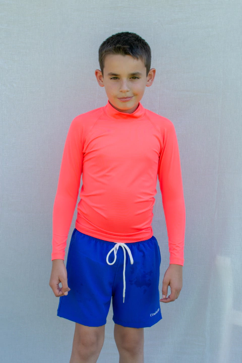 REMERA DE AGUA - ROSA FLUO