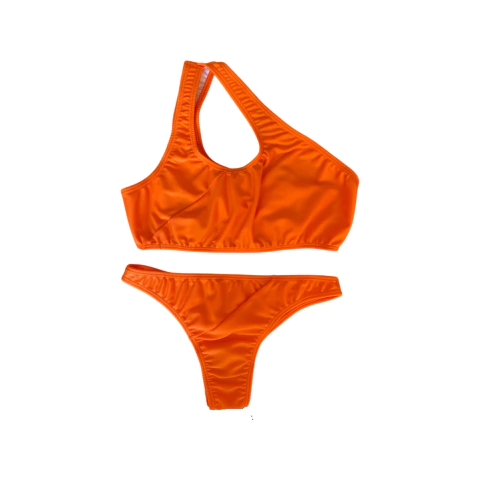 CONJUNTO Un Hombro Irregular - Naranja