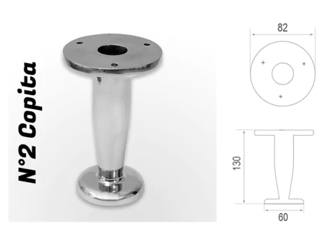 Patas de Aluminio N°2 "Copita"