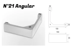 Patas de Aluminio N°21 "Angular"