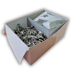 Torniquetes Bronce Niquelado x 100 Unid - comprar online