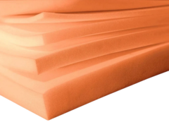 Placa de Goma Espuma de 2cm x 2 x 1m Densidad 22kg