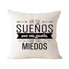 Fundas Para Almohadones 50x50 Lienzo Crudo - Casa Gelber