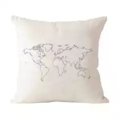Fundas Para Almohadones 40x40 Lienzo Crudo - tienda online