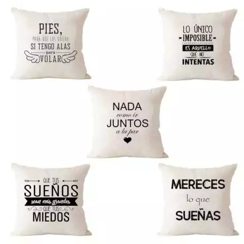 Fundas Para Almohadones 50x50 Lienzo Crudo