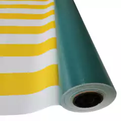 Lona Vinilica Rayada Para Toldos Amarillo x metro - tienda online