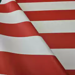 Lona Vinilica Rayada Para Toldos Rojo x metro en internet