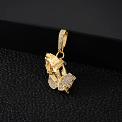 Pingente Abençoado Cravejado (M) - comprar online