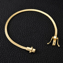 Pulseira Flat 4mm (Fecho Duplo) - comprar online