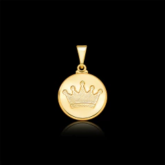 Pingente Medalha Coroa (P) - comprar online