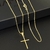 Corrente Veneziana 1,5mm (Fecho Tradicional) + Pingente Cruz Agulha (P) - comprar online