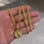 Corrente Cadeado Duplo 4mm (Fecho Duplo) + Pingente Medalha Cravejada Jesus - comprar online