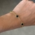 Pulseira Trevo Preto (Fecho Tradicional) - comprar online