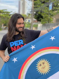 Bandeira de Pernambuco País - Revolução de 1817 - Recife Ordinário