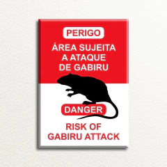 Quadro Gabiru Attack (entrega em até 10 dias úteis)