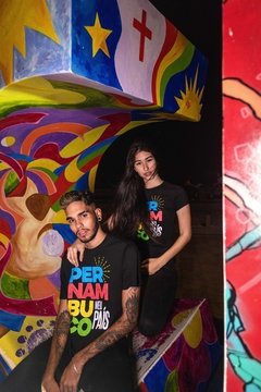 Camisa Pernambuco Meu País (Preta)