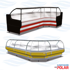 BATEAS conjunto con esquinero o rinconero de bateas c?pula recta o curva - FRIDER