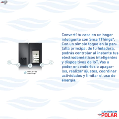 Heladera familiar SAMSUNG Hub Black mod RS27T5561B1