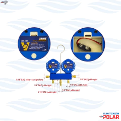 Manifold Digital VALUE mod VDG-2-S1 C/maletin y mangueras - Climatización Polar