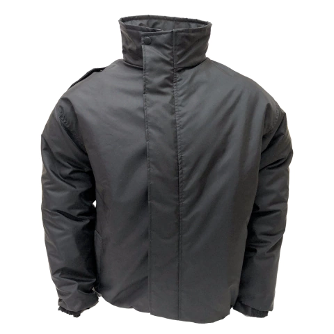 JAQUETA NYLON PARAQUEDAS VGS PRETA SEGURANÇA PRIVADA