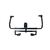suporte para tv e dvd fixo 14" a 21" thompson