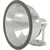 refletor em chapa de alumínio 500w e-27 redondo acrilus