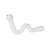 sifão sanfonado simples universal 72cm branco plasbohn