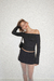 Off Shoulder Long Sleeve - Negra - comprar online