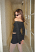 Off Shoulder Long Sleeve - Negra - comprar online