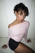 Slouch Long Sleeve Tee Rosa - comprar online