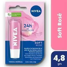 NIVEA protector labial SOFT ROSE x 4.8 gr