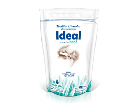 IDEAL toallitas humedas c/aloe x 50