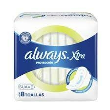 ALWAYS XTRA PROT.SUAVE toall.c/alas x8