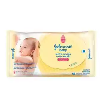 JOHNSONS toallitas skincare rto x48 RECIEN NACIDO
