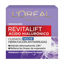 LOREAL REVITALIFT AC.HIALUR crema de noche x50