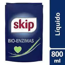 SKIP jabon liquido x 800 recarga BIO- ENZIMAS