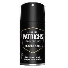PATRICHS desodorante x 150ml BLACK LABEL