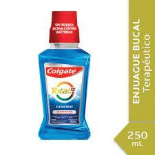 COLGATE TOTAL 12 enjuague bucal x 250 CLEAN MINT