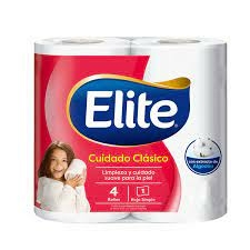 ELITE papel higienico hoja simple 4 x 50 mts