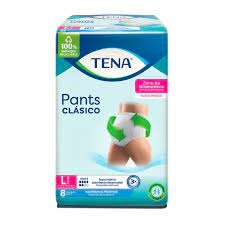 TENA PANTS clasico large x 8