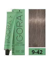 IGORA ZERO AMM coloracion x 60 Nº 9-42