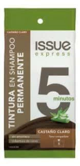 ISSUE EXPRESS tintura en shampoo 5' en sachet CASTAÑO CLARO
